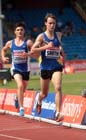 Carl Smith Leeds City) during the 5000 metres at the Sainsbury's British Championships, Birmingham.
